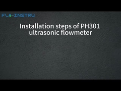 How to install clamp-on/portable ultrasonic flow meter?