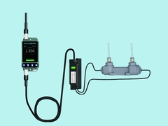 TM605P Ultrasonic Flow Meter untuk Ukuran Pipa Kecil