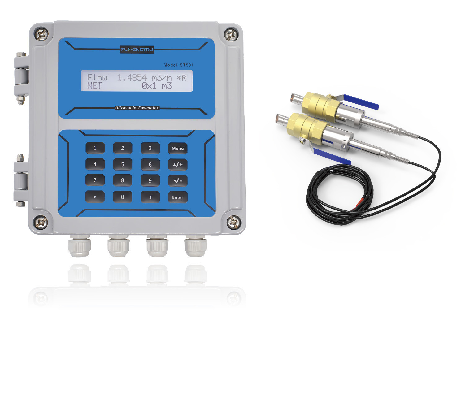 ST501 Akurasi Tinggi Insersi Terbaik Ultrasonik Aliran Meter