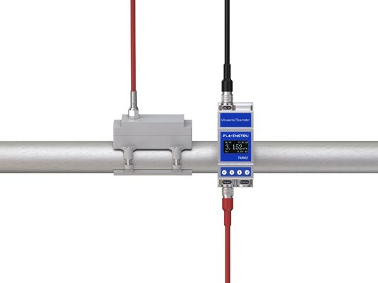 Tm602 Labell TM602 Ultrasonik Aliran Meter Non-Intrusif Tidak ada kehilangan tekanan ...